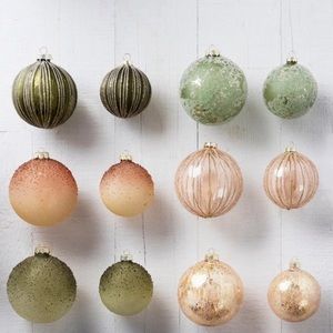 Balsam Hill Grand Forest Globe Ornaments